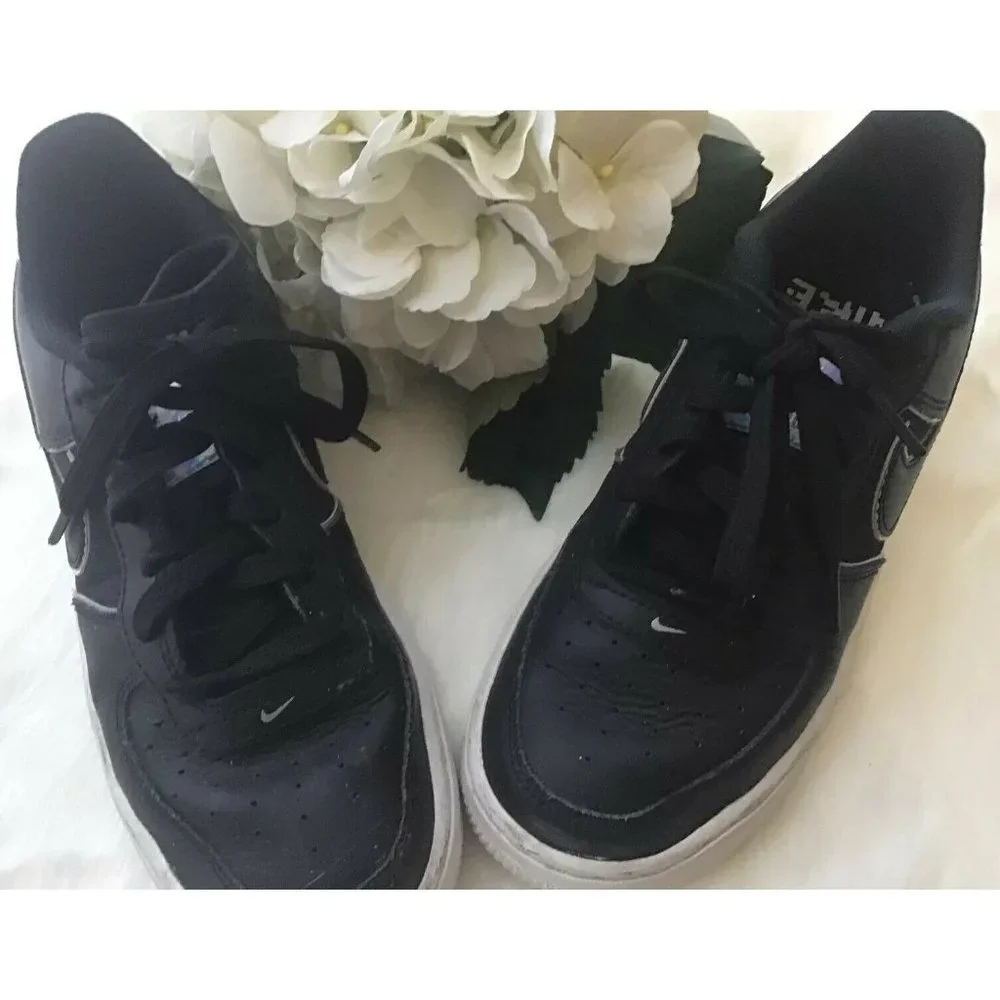 Women Nike Sneakers Airforce Metallic - US 4 Shoes Metallic Gold Gift Shoes - Picture 1 of 7